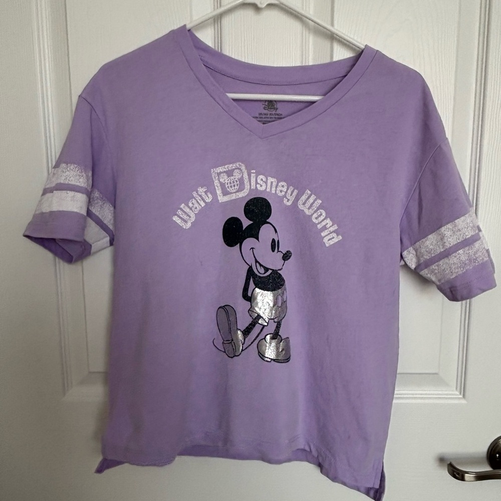 Disney Kids Lavender Mickey Mouse Tee